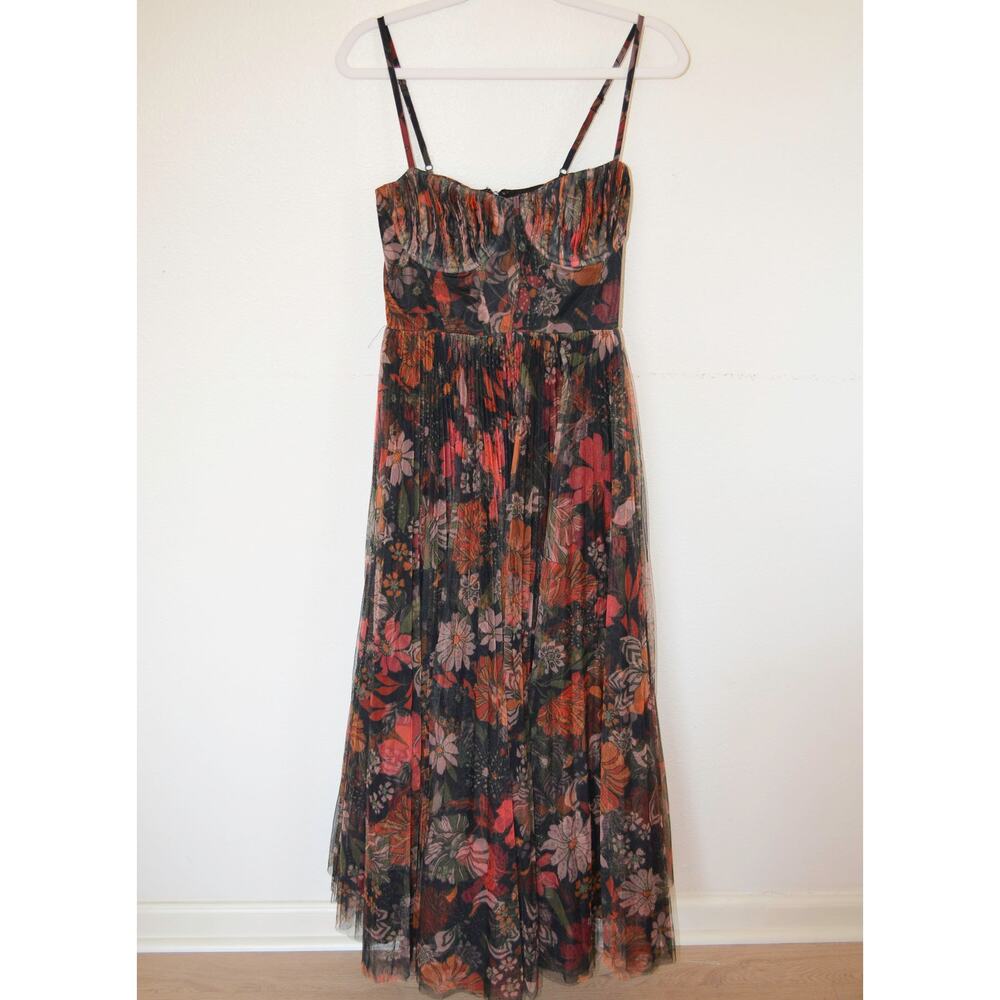 Hutch Willa Bustier Tulle Maxi Dress Size 4 - Picture 3 of 7